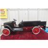 Image 1 : Buddy L Pressed Steel Dump Truck with Chain Lift, 1930s, 25" Long, Professionally Restored