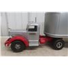 Image 2 : Smith-Miller Allied Van Lines Truck and Trailer, 1940s–1950s, Pressed Steel and Aluminum, 28" Long