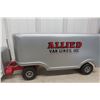 Image 4 : Smith-Miller Allied Van Lines Truck and Trailer, 1940s–1950s, Pressed Steel and Aluminum, 28" Long