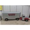 Image 9 : Smith-Miller Allied Van Lines Truck and Trailer, 1940s–1950s, Pressed Steel and Aluminum, 28" Long