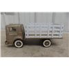 Image 1 : ERTL 6800 White Stake Truck, Die-Cast (1973–1979), 13 1/2" Long