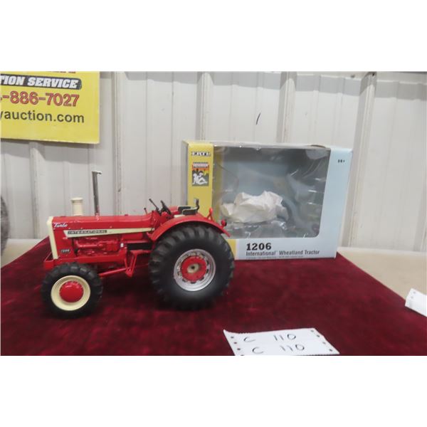 ERTL International 1206 Wheatland Tractor, 1/16 Scale Die-Cast, in Box