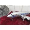 Image 3 : Marx Pan American World Airways Pressed Steel Aircraft, 1950s DC-4, 28" Wingspan