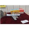 Image 1 : Marx Seaboard World Airlines Battery-Operated Tin Air Cargo Plane, 1960s, 14 1/2" Wingspan, in Box