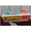Image 8 : Marx Seaboard World Airlines Battery-Operated Tin Air Cargo Plane, 1960s, 14 1/2" Wingspan, in Box
