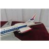 Image 9 : Tomiya DeLuxe Super Sonic Jet Liner No. 649, Tin Lithograph, Battery Operated, 19" Wingspan, 1960s