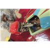 Image 12 : Rare Ito Speedboat with Outboard Motor, Battery Operated, Wooden Hull, 15" Long, Professionally Res