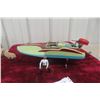 Image 1 : Rare Ito Speedboat with Outboard Motor, Battery Operated, Wooden Hull, 15" Long, Professionally Res