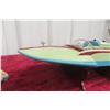 Image 2 : Rare Ito Speedboat with Outboard Motor, Battery Operated, Wooden Hull, 15" Long, Professionally Res