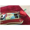 Image 7 : Rare Ito Speedboat with Outboard Motor, Battery Operated, Wooden Hull, 15" Long, Professionally Res