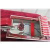 Image 7 : Vintage Battery-Operated Wooden Toy Boat, 1960s, Streamline Outboard, 11"