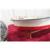 Image 2 : Lang Craft Battery-Operated Wooden Model Boat, 1950s–1960s, 15 1/2" Long, in Box