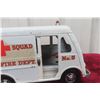 Image 5 : Tonka Pressed Steel Rescue Squad No. 5 Fire Department Metro Van, 1950s, 12" Long