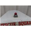 Image 7 : Tonka Pressed Steel Rescue Squad No. 5 Fire Department Metro Van, 1950s, 12" Long