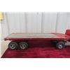 Image 10 : Smith-Miller GMC Truck with Fruehauf Flatbed Trailer, Pressed Steel and Wood Deck, 1950s, 23 1/2" L