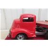 Image 3 : Smith-Miller GMC Truck with Fruehauf Flatbed Trailer, Pressed Steel and Wood Deck, 1950s, 23 1/2" L