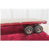 Image 5 : Smith-Miller GMC Truck with Fruehauf Flatbed Trailer, Pressed Steel and Wood Deck, 1950s, 23 1/2" L