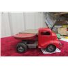 Image 7 : Smith-Miller GMC Truck with Fruehauf Flatbed Trailer, Pressed Steel and Wood Deck, 1950s, 23 1/2" L