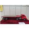 Image 8 : Smith-Miller GMC Truck with Fruehauf Flatbed Trailer, Pressed Steel and Wood Deck, 1950s, 23 1/2" L