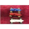 Image 9 : 3x Lehmann GNOM Tinplate Racing Cars No. 808, 1930s German, 4" Long