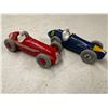 Image 1 : 2 Dinky Race Cars 1/43: #234 Ferrari (1954–1962) & #232 Alfa Romeo
