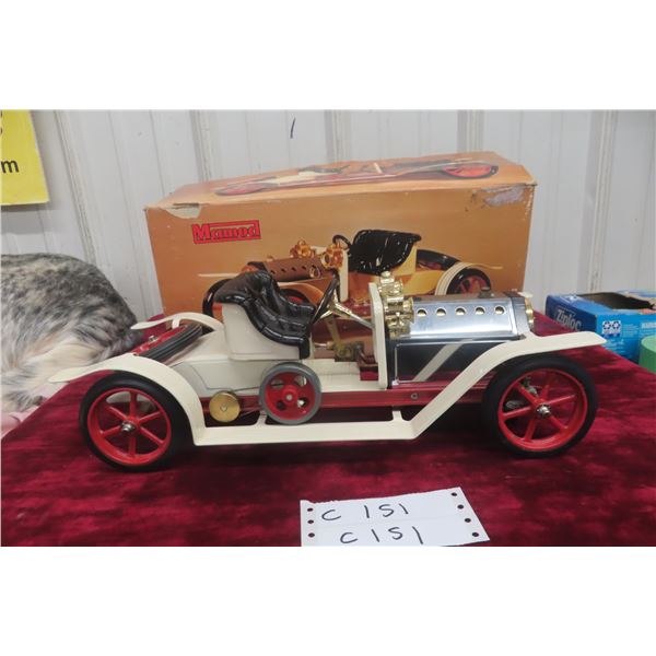 Mamod SA1 Steam Powered Roadster Model Car (Methylated Spirit Burner), 16" long, in box