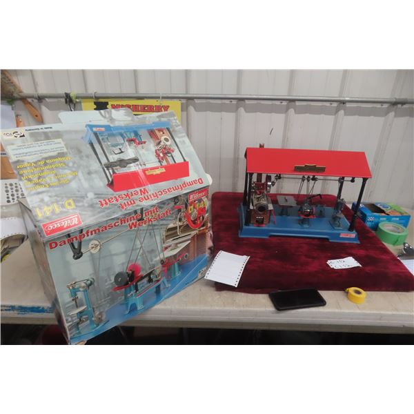 Wilesco D141 Steam Engine Workshop Model, detailed reproduction of 19th century steam factory