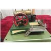 Image 6 : Fleischmann Model Steam Engine Boiler with Power Take-Off Pulley System (Vintage 1960s)