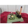 Image 7 : Fleischmann Model Steam Engine Boiler with Power Take-Off Pulley System (Vintage 1960s)