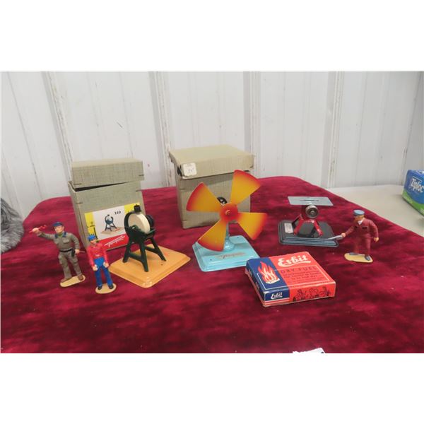 Fleischmann Steam-Driven Accessories: Grinder, Fan & Saw