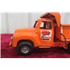 Image 2 : Buddy L Construction Company Pressed Steel Dump Truck (1950s–1960s), 13 1/2"