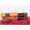 Image 10 : KB7 Wood Flat Bed Delivery Truck, Diecast, 17" Long