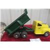 Image 12 : All American Toy Co. Dump Truck, Pressed Steel, 1950s, 20" Long, Restored