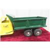 Image 3 : All American Toy Co. Dump Truck, Pressed Steel, 1950s, 20" Long, Restored
