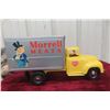 Image 1 : Tonka Morrell Meats Delivery Truck, 1956, Pressed Steel, 15", Professionally Restored
