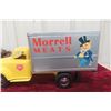 Image 7 : Tonka Morrell Meats Delivery Truck, 1956, Pressed Steel, 15", Professionally Restored