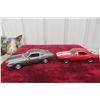 Image 1 : 2 Die Cast Cars, 1/18 Scale: 1968 Ford Shelby GT500 and 1967 Chevrolet Camaro