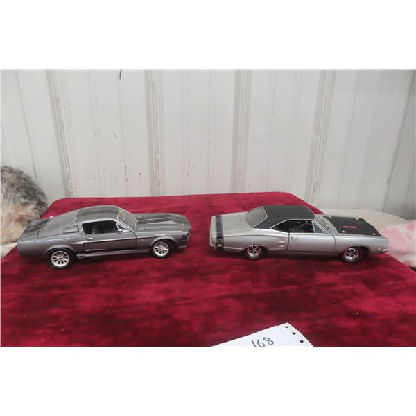 2 Die Cast Cars, 1/18 Scale: Dodge Super Bee and 1967 Shelby GT500