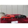 Image 1 : 2 Die Cast Cars, 1/18 Scale: 1969 Ford Mustang and 2006 Dodge Challenger
