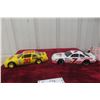 Image 1 : 2 Pro Cars, 1/18 Scale Die Cast Race Cars, Both Ertl