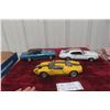 Image 1 : 3 x 1/18 Scale Die Cast Cars: 1967 Chevrolet Chevelle, 1969 Chevrolet, and Ford GT