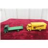 Image 1 : 2 Dinky Trucks, 1/43 Scale: No. 513 Guy Flatbed (1948–1955) and No. 514 Guy Otter Van 1950s