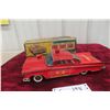 Image 1 : T.N. Japan Tin Friction Fire Chief Car, 1950s Buick, With Box