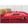 Image 4 : T.N. Japan Tin Friction Fire Chief Car, 1950s Buick, With Box