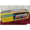 Image 11 : Airport Limousine Tin Friction Bus, 14" Long, China MF-910 (1960s–1970s), With Box