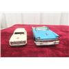 Image 4 : 2 Tin Friction Cars, Vintage, 7" and 5"