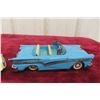 Image 5 : 2 Tin Friction Cars, Vintage, 7" and 5"