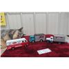 Image 1 : 3 Die Cast 1/34 Scale Trucks: First Gear North Pacific, Ertl Ace Hardware, and Phoenix