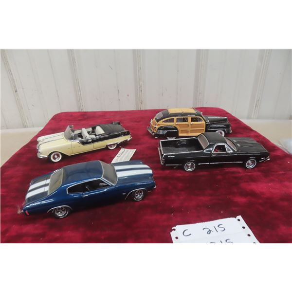 4 Die Cast 1/24 Scale Cars