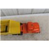 Image 10 : Tonka State Highway Department Belly Dump Trailer and Truck, Pressed Steel, 1960s, 28"